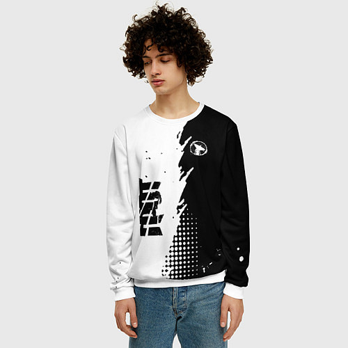 Мужской свитшот ГРОТ GROT / 3D-Белый – фото 3