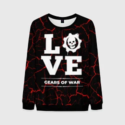 Свитшот мужской Gears of War Love Классика, цвет: 3D-черный
