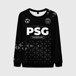 Свитшот мужской PSG Champions Uniform, цвет: 3D-черный