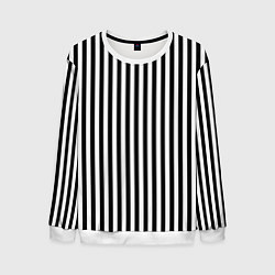 Мужской свитшот ПОЛОСКИ ЧЕРНО-БЕЛЫЙ