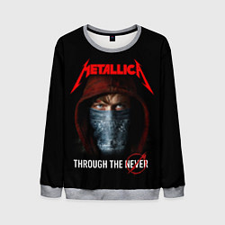 Свитшот мужской METALLICA THROUGH THE NEVER, цвет: 3D-меланж