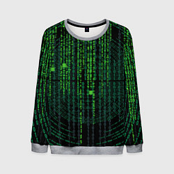 Мужской свитшот Бинарная матрица