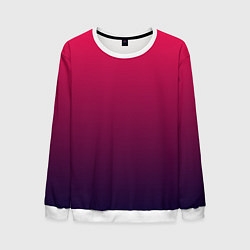 Мужской свитшот RED to dark BLUE GRADIENT