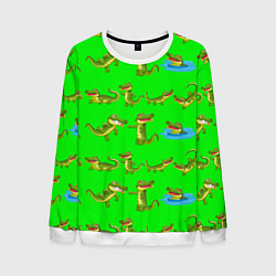 Мужской свитшот CHARMING CROCODILES
