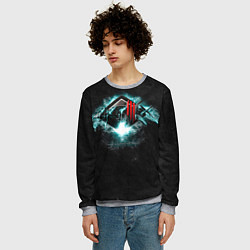 Свитшот мужской More Monsters and Sprites - Skrillex, цвет: 3D-меланж — фото 2