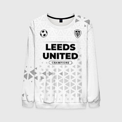 Свитшот мужской Leeds United Champions Униформа, цвет: 3D-белый