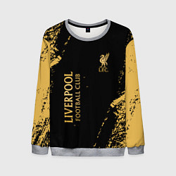 Свитшот мужской Liverpool гранж, цвет: 3D-меланж