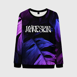 Свитшот мужской Maneskin Neon Monstera, цвет: 3D-черный