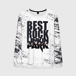 Свитшот мужской Linkin Park BEST ROCK, цвет: 3D-белый