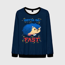 Мужской свитшот Little Sonic gotta go fast