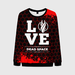 Свитшот мужской Dead Space Love Классика, цвет: 3D-черный