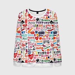 Свитшот мужской MY NAME, цвет: 3D-белый