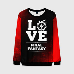 Свитшот мужской Final Fantasy Love Классика, цвет: 3D-черный