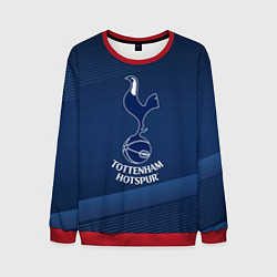 Свитшот мужской Tottenham hotspur Синяя абстракция, цвет: 3D-красный