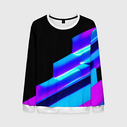 Мужской свитшот Яркие неоновые линии