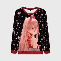 Мужской свитшот Power Chainsaw Man иероглифы