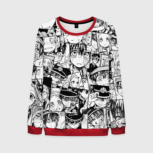 Мужской свитшот Туалетный мальчик Ханако кун паттерн / 3D-Красный – фото 1