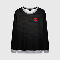 Свитшот мужской Suzuki - карбон, цвет: 3D-меланж