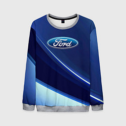Свитшот мужской Ford - абстракция, цвет: 3D-меланж