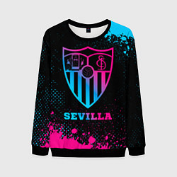 Свитшот мужской Sevilla - neon gradient, цвет: 3D-черный