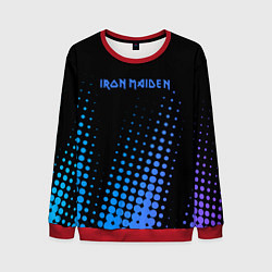 Свитшот мужской Iron Maiden - neon, цвет: 3D-красный