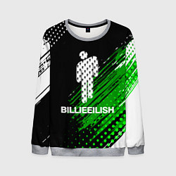 Свитшот мужской Billie eilish - краска, цвет: 3D-меланж