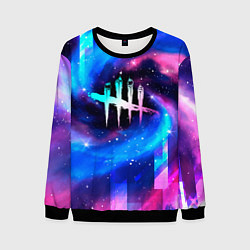 Свитшот мужской Dead by Daylight неоновый космос, цвет: 3D-черный