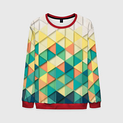 Мужской свитшот Мозаичный градиент