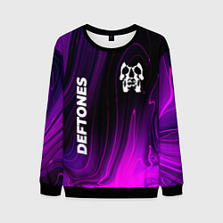 Мужской свитшот Deftones violet plasma