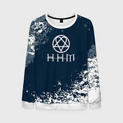 Свитшот мужской Him - Краска, цвет: 3D-белый