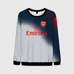 Свитшот мужской Arsenal logo абстракция, цвет: 3D-черный