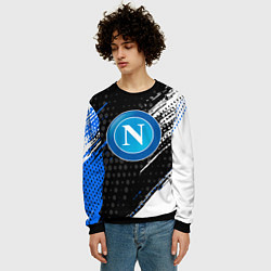 Свитшот мужской Napoli Краска, цвет: 3D-черный — фото 2