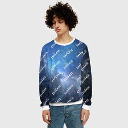 Свитшот мужской The Expanse pattern, цвет: 3D-белый — фото 2