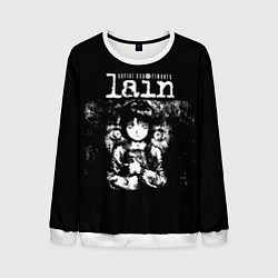 Свитшот мужской Serial Experiments Lain, цвет: 3D-белый