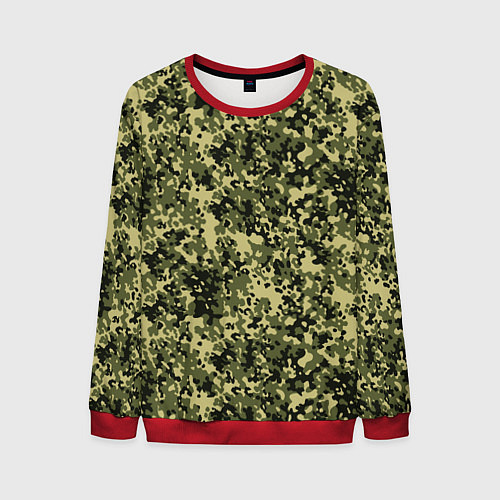 Мужской свитшот Камуфляж Flecktarn Jeitai / 3D-Красный – фото 1