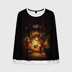 Свитшот мужской Book nightmares, цвет: 3D-белый