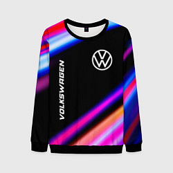 Свитшот мужской Volkswagen speed lights, цвет: 3D-черный