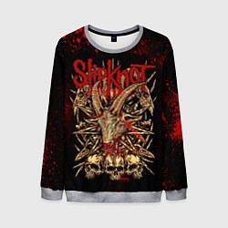 Свитшот мужской Slipknot red black, цвет: 3D-меланж