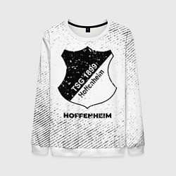 Свитшот мужской Hoffenheim с потертостями на светлом фоне, цвет: 3D-белый