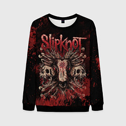 Свитшот мужской Horror Slipknot, цвет: 3D-черный