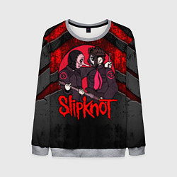 Свитшот мужской Slipknot black and red, цвет: 3D-меланж