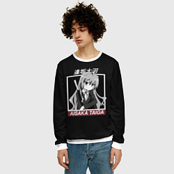 Свитшот мужской ToraDora Aisaka Taiga, цвет: 3D-белый — фото 2