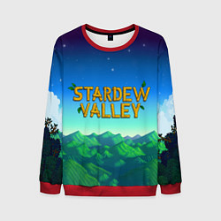 Свитшот мужской Горы Stardew Valley, цвет: 3D-красный