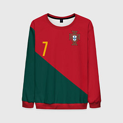 Свитшот мужской Роналду ЧМ 2022 сборная Португалии, цвет: 3D-красный