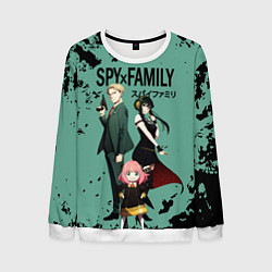 Свитшот мужской Spy family characters, цвет: 3D-белый