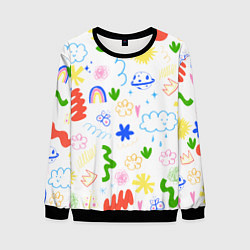 Мужской свитшот Детские рисунки