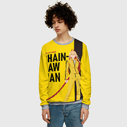 Свитшот мужской Пауэр пародия на Убить Билла, цвет: 3D-меланж — фото 2