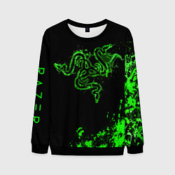 Мужской свитшот Razer брызги