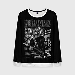 Свитшот мужской Nirvana Song life, цвет: 3D-белый