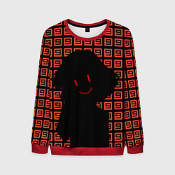 Свитшот мужской Undertale - Frisk smile, цвет: 3D-красный